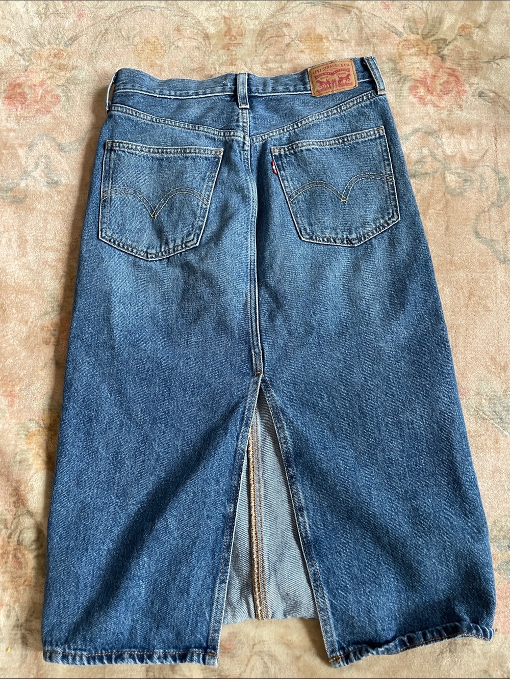 Levi’s jean pencil skirt